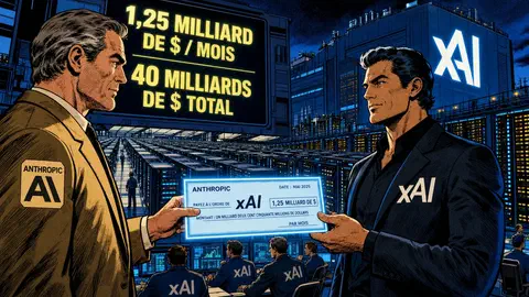 Le cluster Colossus de xAI à Memphis, loué par Anthropic pour Claude