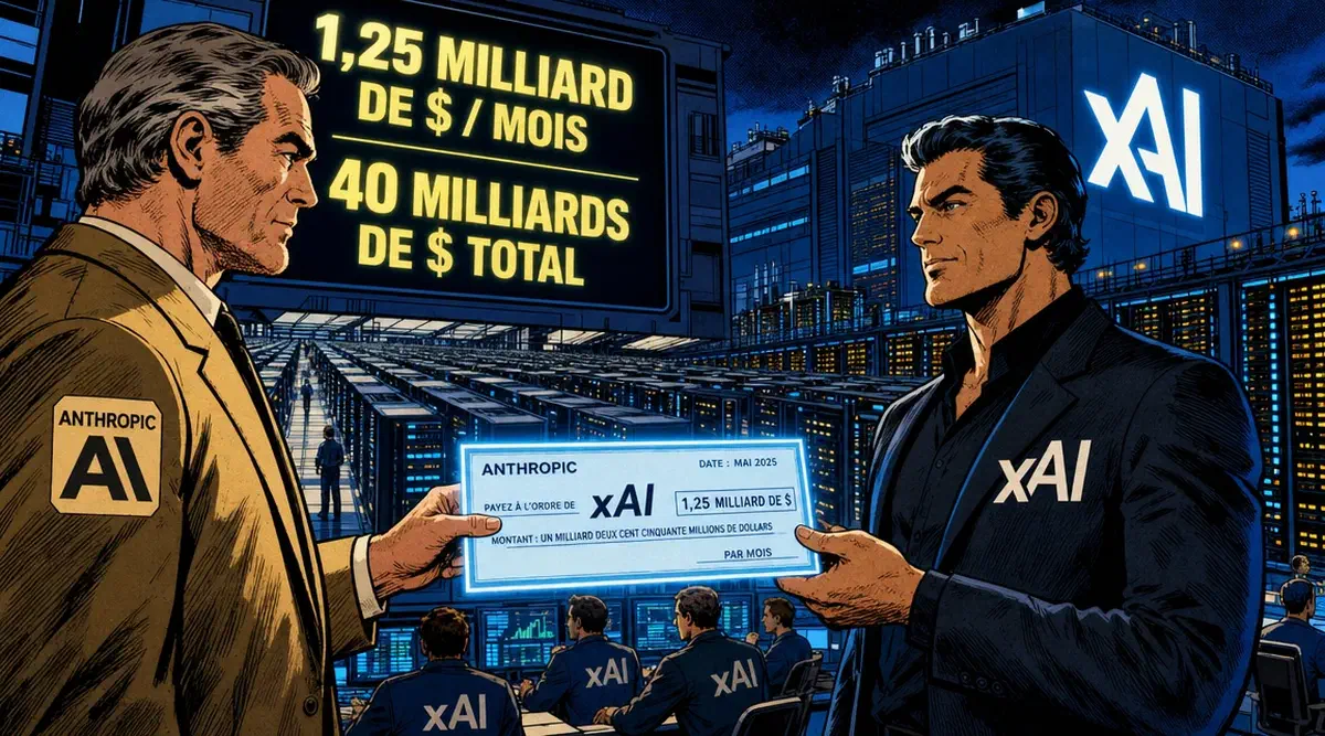 Le cluster Colossus de xAI à Memphis, loué par Anthropic pour Claude