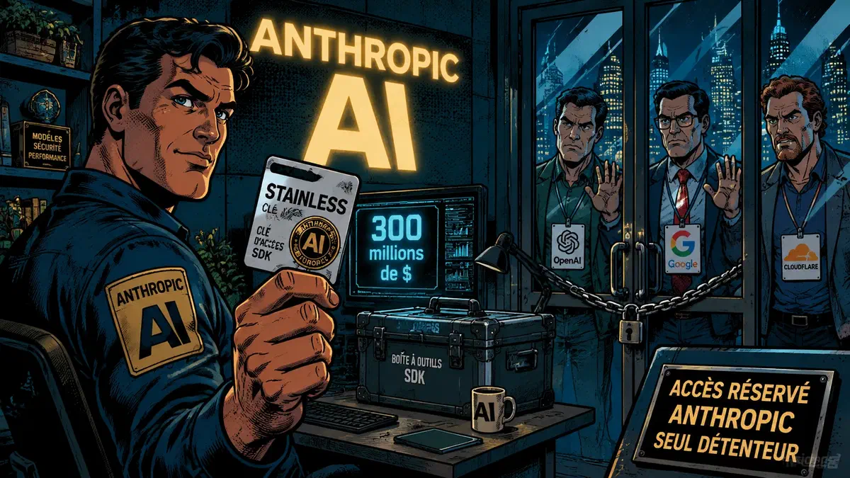 Anthropic rachète Stainless, générateur de SDK pour les API IA