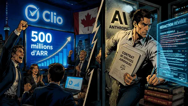 Clio franchit 500 millions d'ARR pendant qu'Anthropic redessine le droit