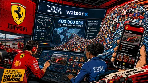 L'application Scuderia Ferrari HP propulsée par IBM watsonx