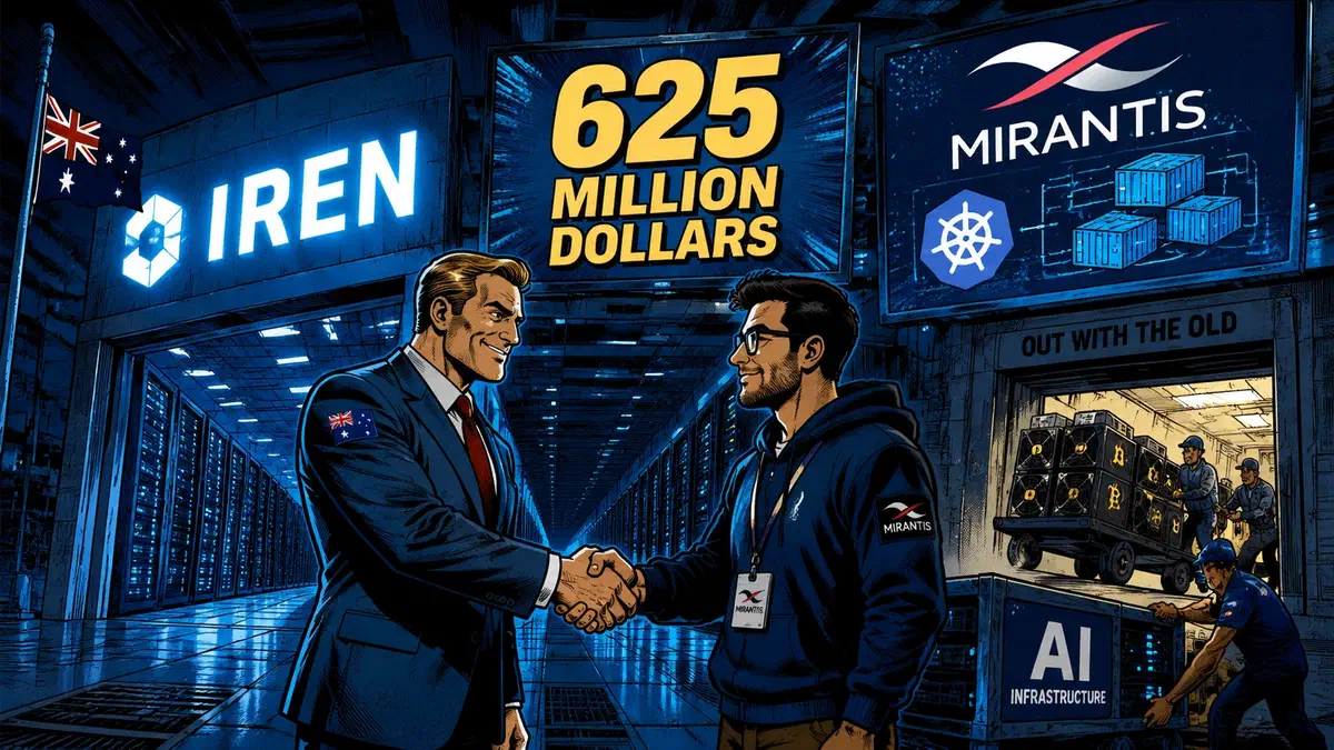 IREN mise 625 M$ sur Mirantis pour s'imposer dans le cloud IA