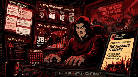 Visualisation d'une cyberattaque assistée par intelligence artificielle